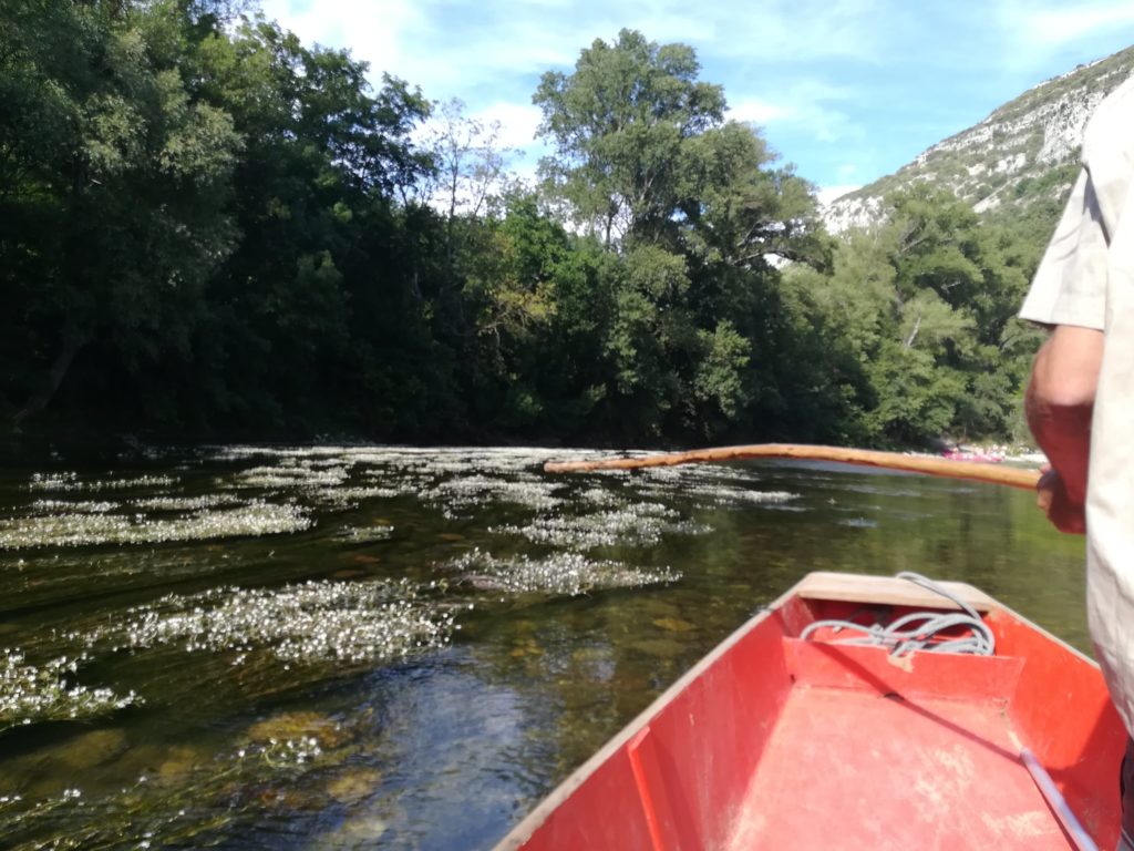 barque eau ardeche