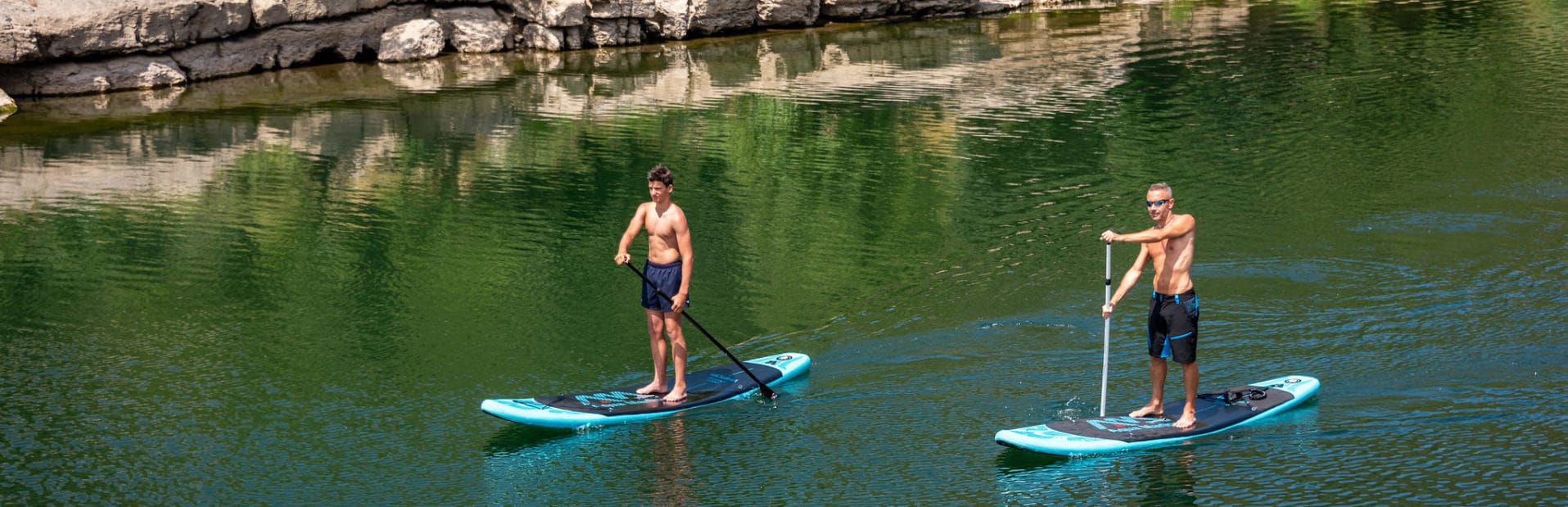 paddle dans les gorges de l'ardèche - header