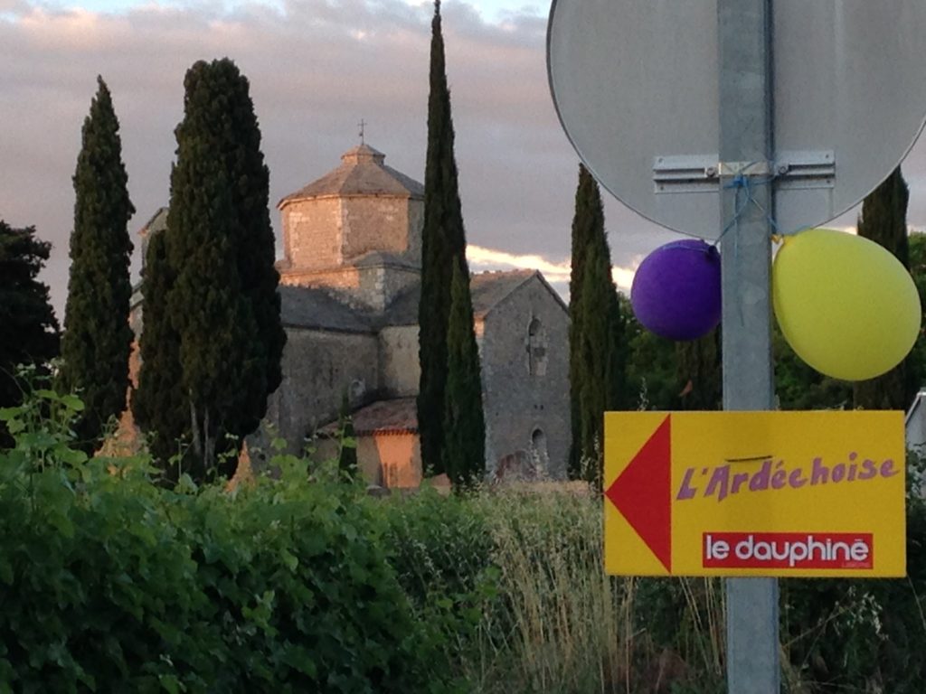 course vélo ardéchoise larnas