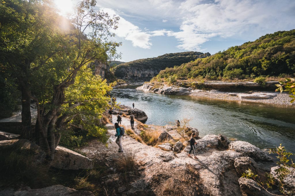 rando historique gorges ardeche