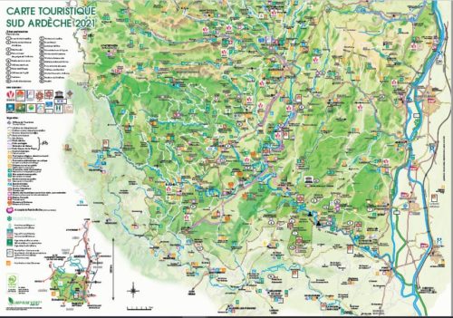 Carte sud ardeche 2021