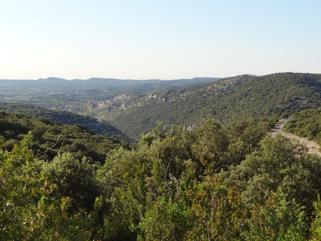 vue chemin grosse pierre st marcel ardèche