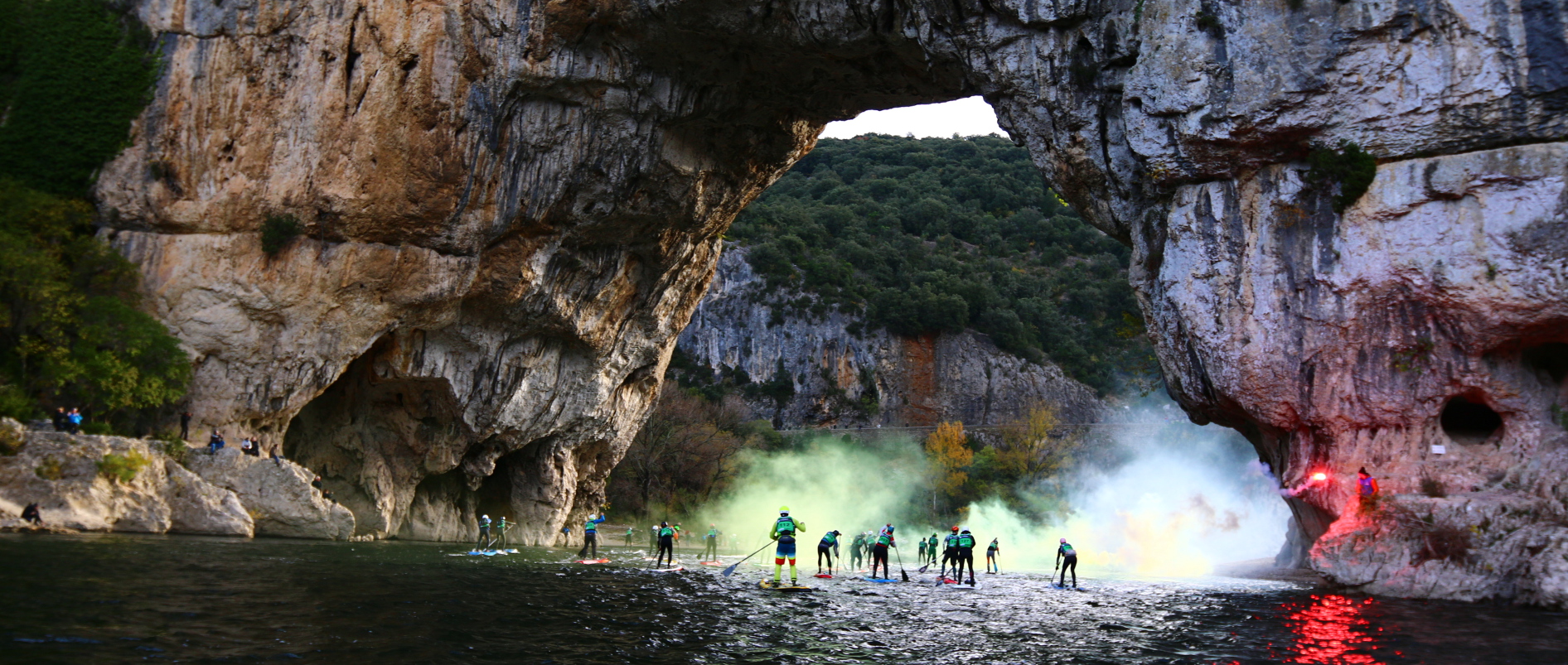 slide marathon gorges ardeche© Sébastien Gayet